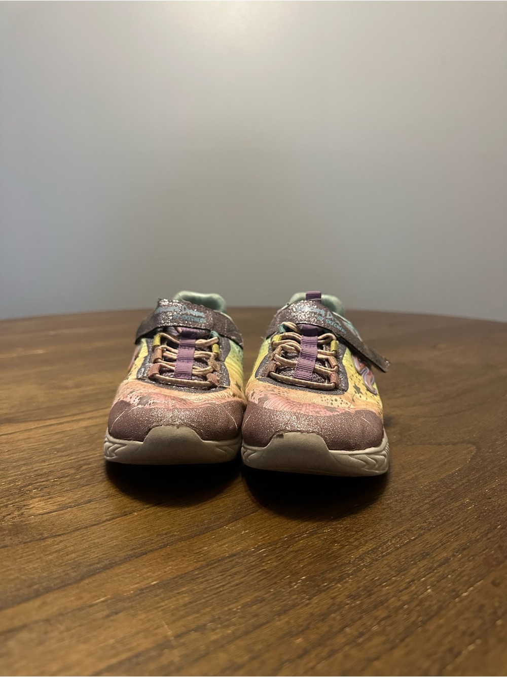 Skechers Kids Unicorn Multicolor Athletic Sneakers - Purple & Pink